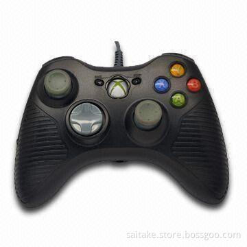 Wired Gamepad, Ideal for Microsoft's Xbox 360, with 2m Cable Length and XYAB Fire Buttons